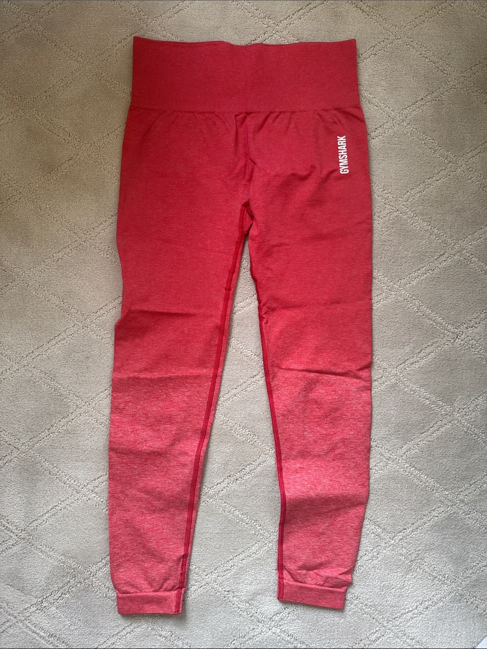 Gymshark Red High-Waist Leggings